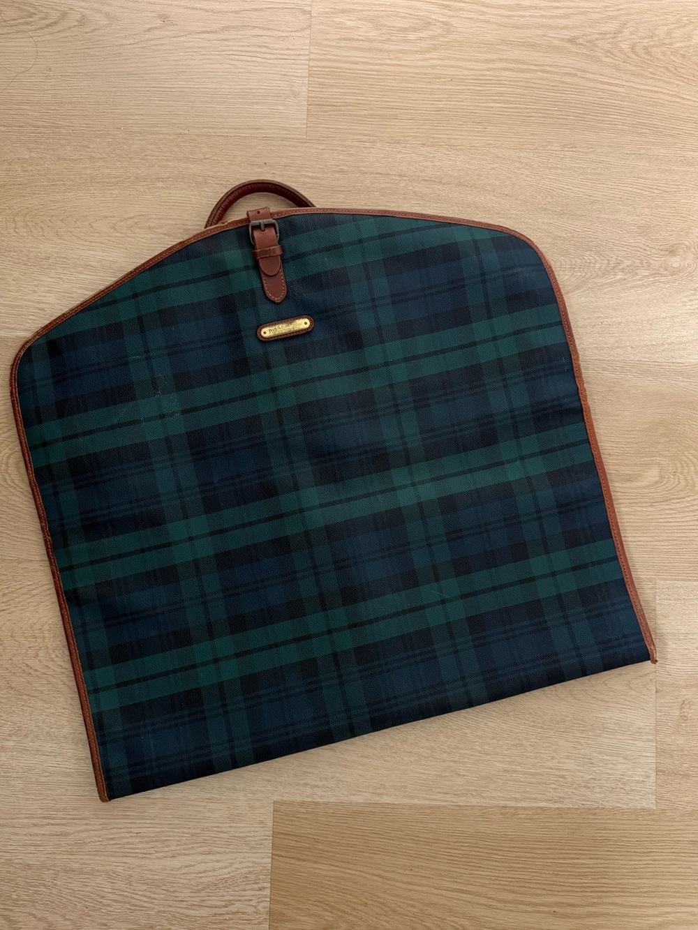 Polo Plaid Garment Bag